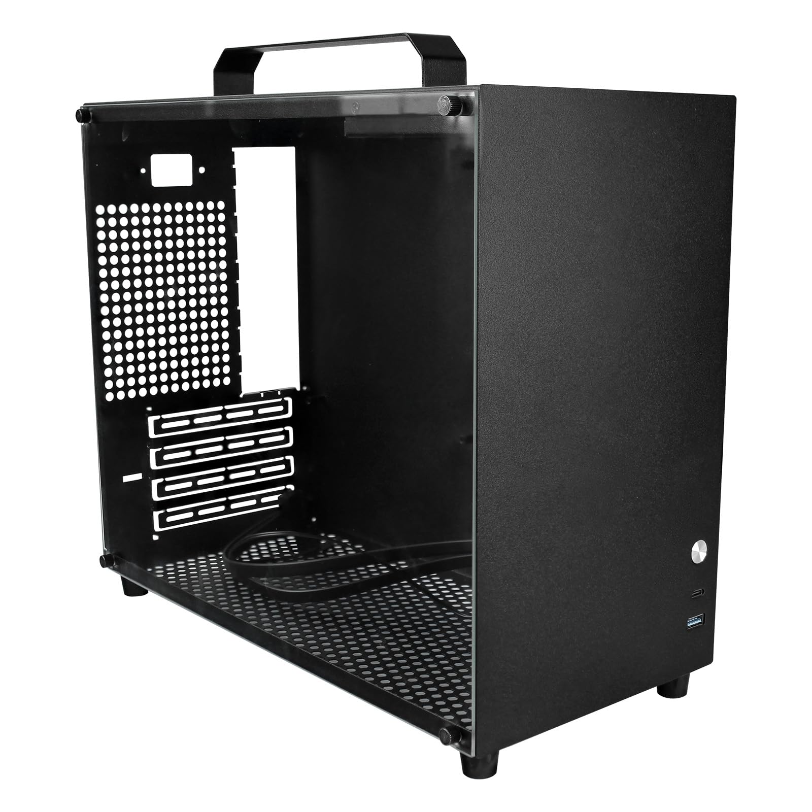 Amazon.com: ALAMENGDA V500 Mini Portable M-ATX/ITX Computer Case